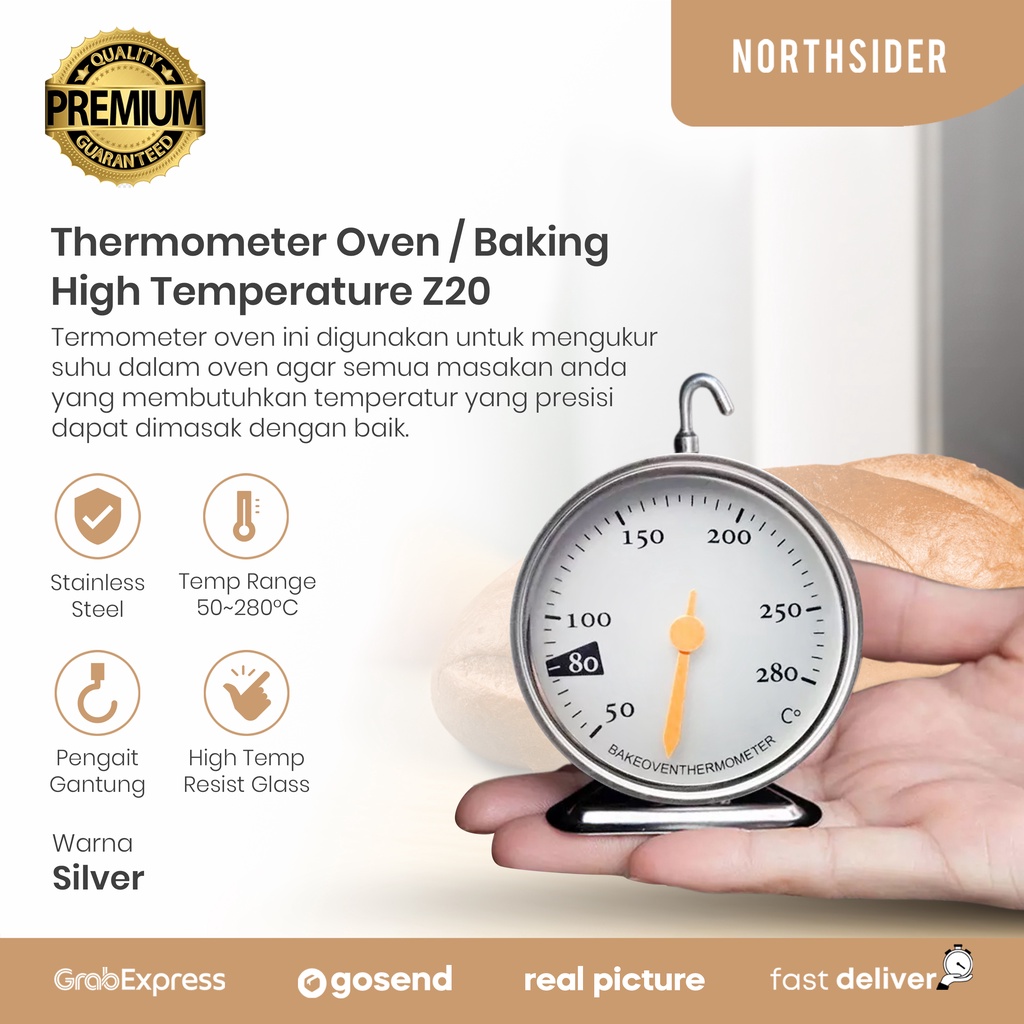 THERMOMETER OVEN HIGH TEMPERATURE BAKING TERMOMETER Z20