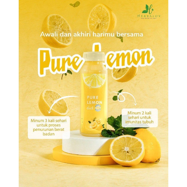 

PURE LEMON DIET / Jus Lemon - Sari Lemon - Air Lemon Murni Asli 100% Original Tanpa Tambahan Air