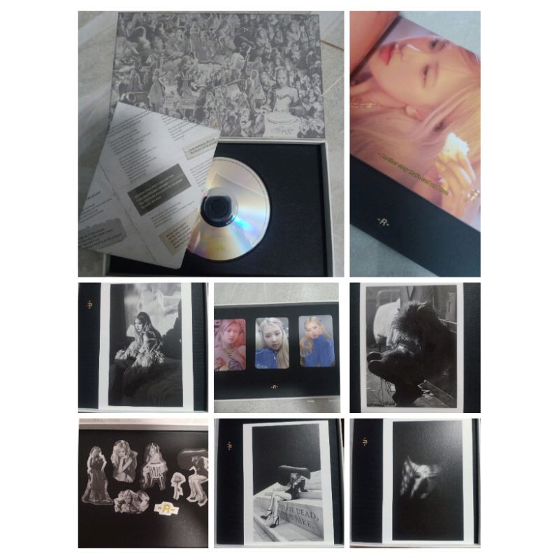 [SHARING] ROSÉ FIRST SINGLE ALBUM SOLO ROSE -R- OFFICIAL BLACKPINK KTOWN BENEFIT READY STOCK