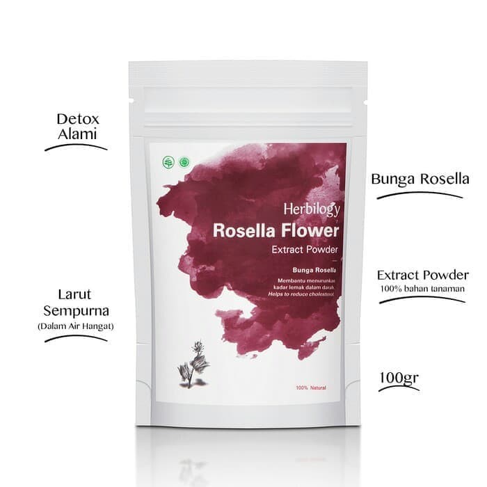 

Herbilogy Rosella Flower Extract Powder - 100g