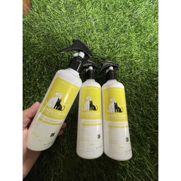 PENGHILANG BAU KOTORAN KUCING ANJING - WANGI LEMON 250ml