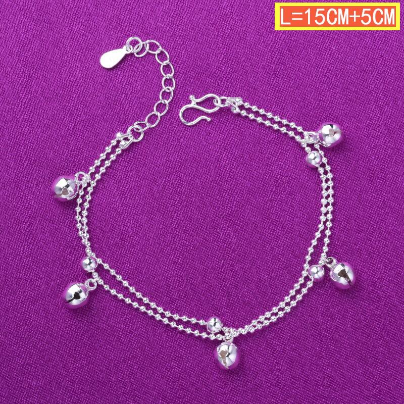 50 gaya 925 gelang perak asli, aksesoris perhiasan fashion Jepang dan Korea-16