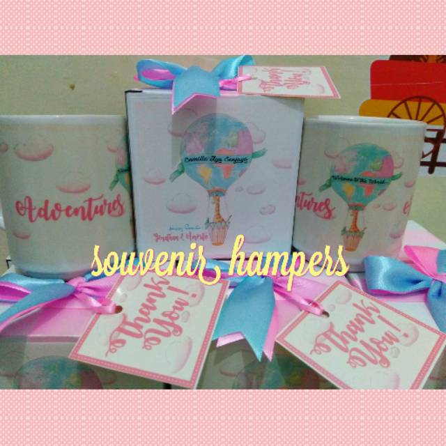 

Souvenir hampers mug softbox label stiker