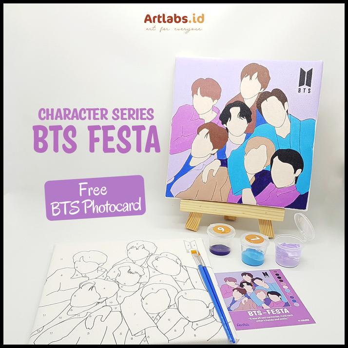 

Bts Festa - Paint By Number 11 Color [Character Series]|Painting Kit