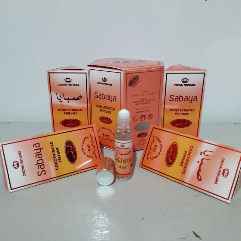 SABAYA Parfum ALYAFI Kemasan 6ml Minyak Wangi Roll On Non Alkohol