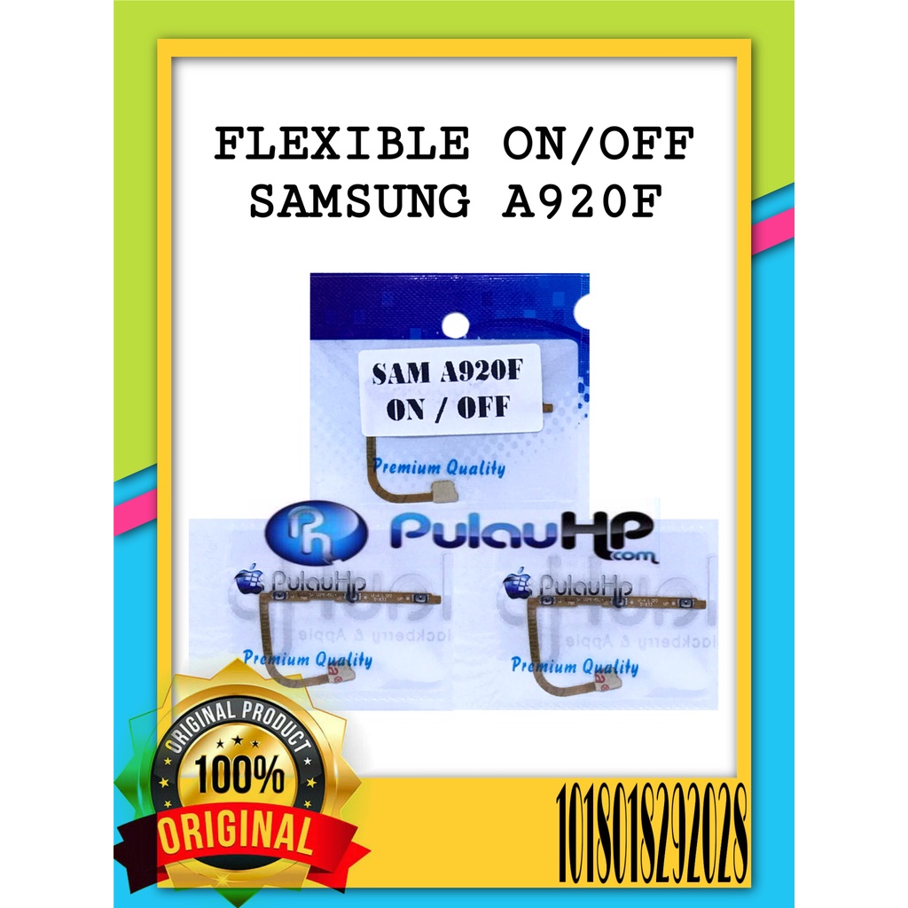 PULAUHP _ FLEXIBLE MAINBOARD LCD/CON CAS/ON/OFF/FINGERPRINT  Samsung A920F/A9 2018