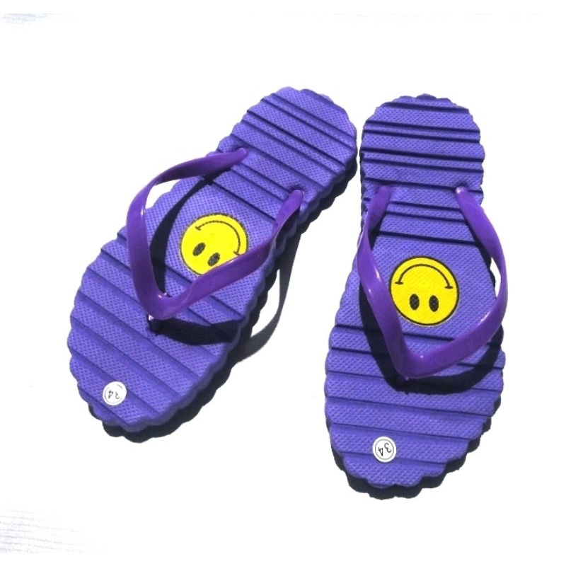 Sandal anak minimalis karakter sandal jepit semile abc04