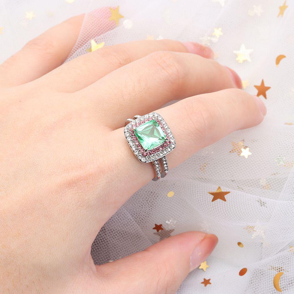 Cincin Nanas Aksesori Fashion Zirkon Sederhana