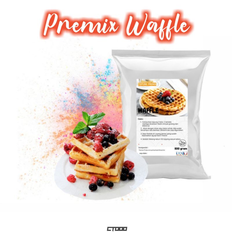 

TEPUNG PREMIX WAFFLE 500GR