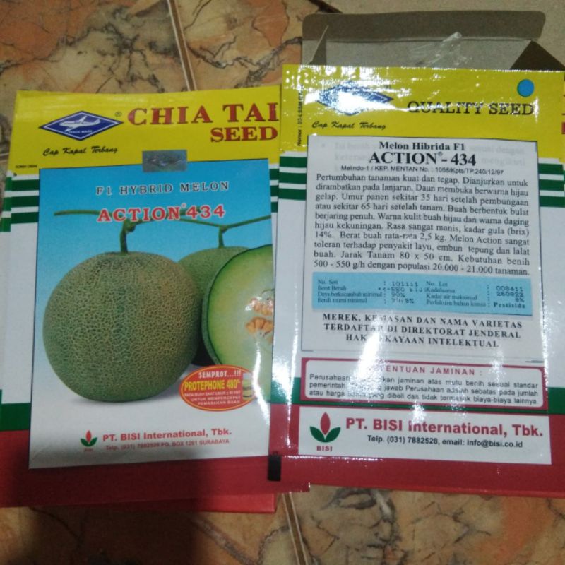 Bibit benih Melon Hibrida F1 Action 434