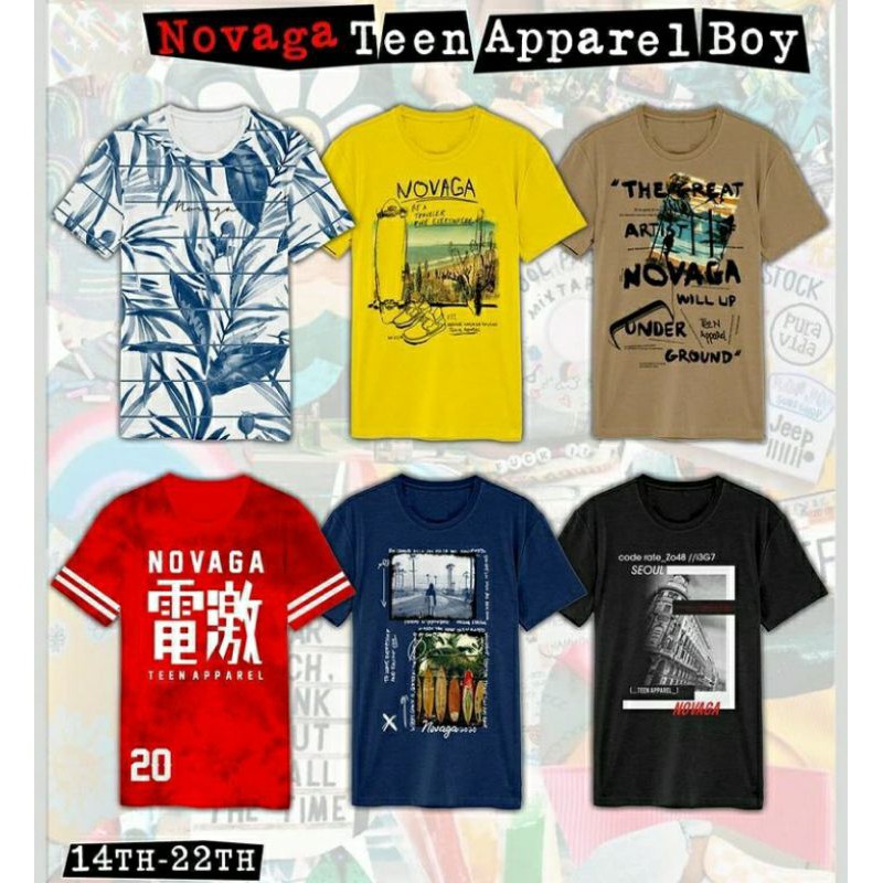 kaos distro untuk anak remaja novaga teen apparel