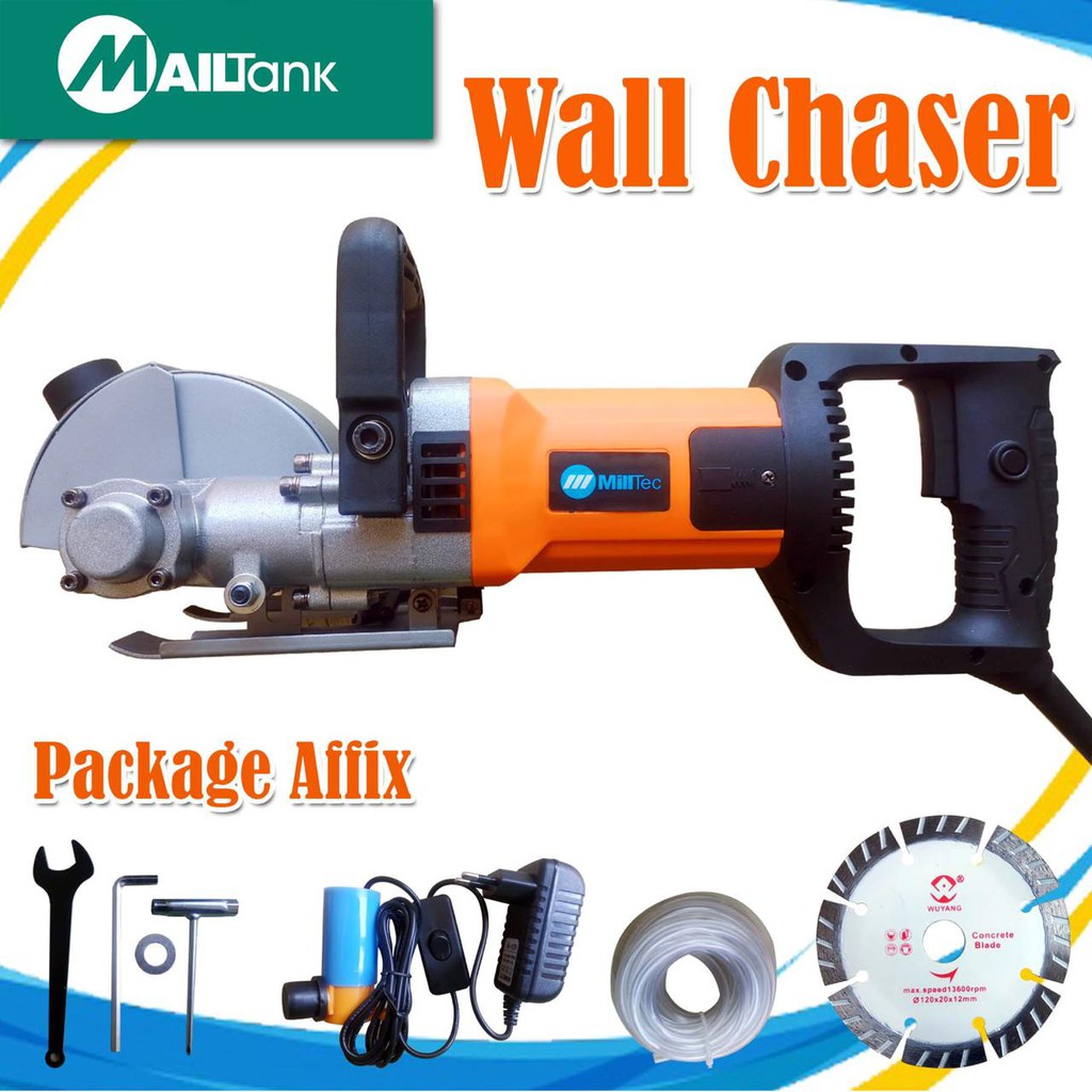 MAILTANK SH-50 Mailtank Wall chaser SH-50 1800Watt pipa bobok dinding konduit wallchaser 220Volt mesin bobok