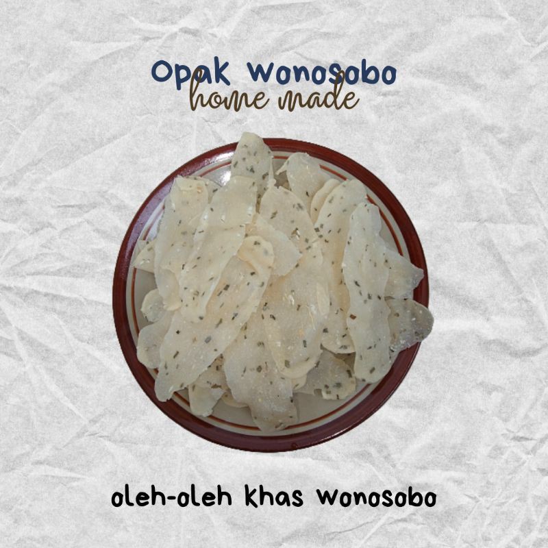 

Oleh Oleh khas Wonosobo— Opak Ketela