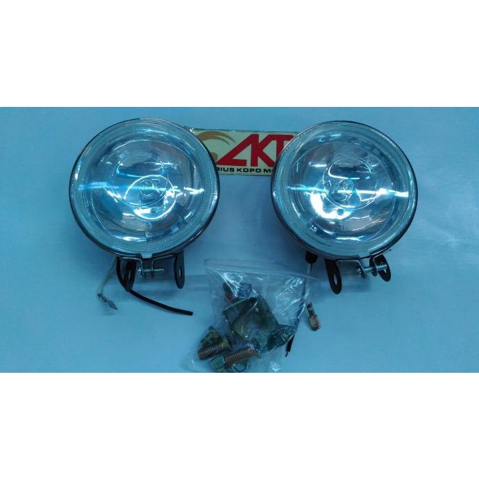 Bohlam Halogen Bulat Mika Bening Fog Lamp Halogen Tembak Lampu Sorot akm6666 Juara