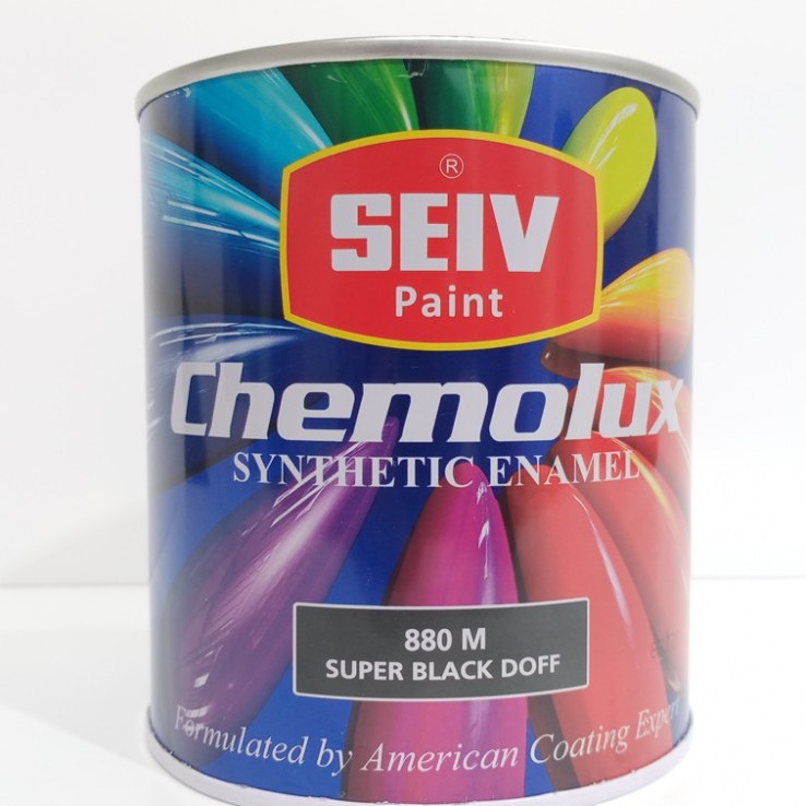 

SEIV Chemolux Cat Minyak Besi / Kayu Hitam Doff / Black Matte - 880 M