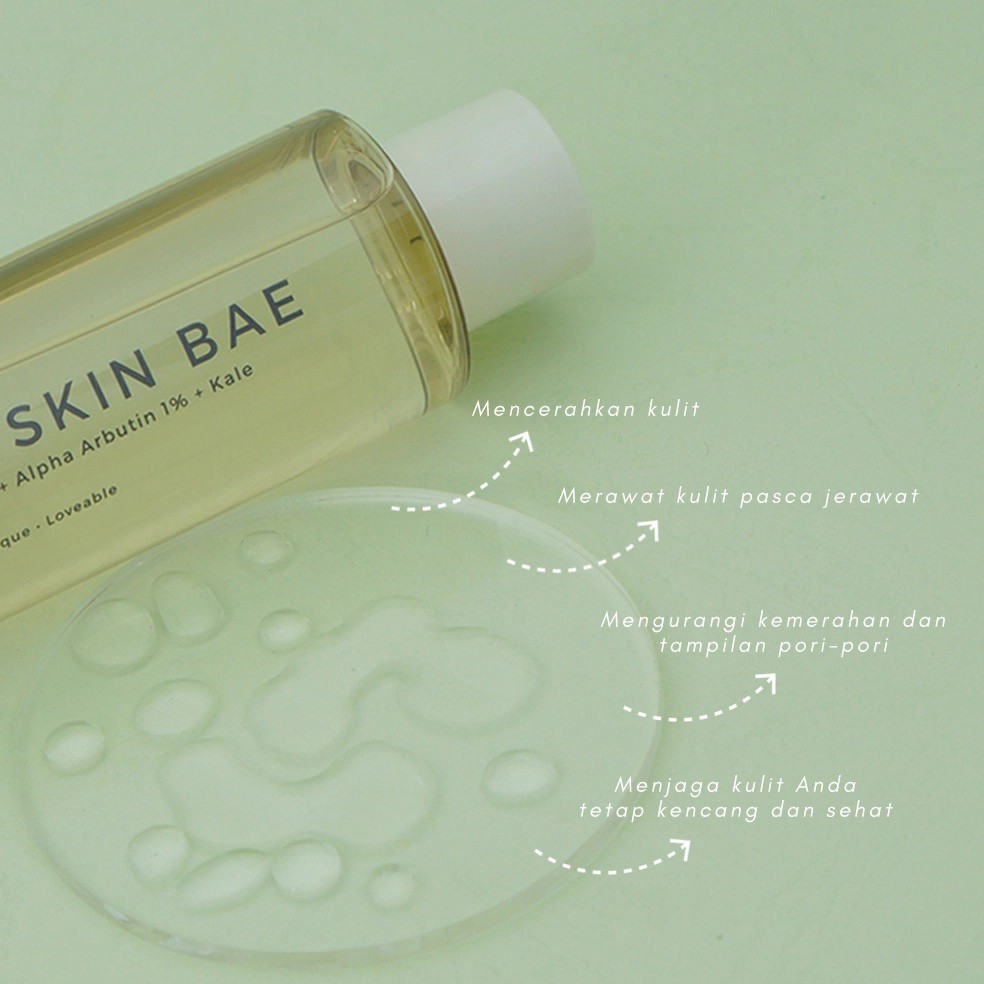 Avoskin Your Skin Bae Toner Niacinamide 7% + Alpha Arbutin 1% + Kale