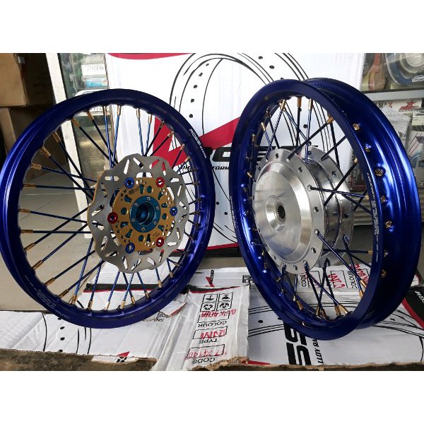 BRILIANT!!! Sepaket Velg jari jari ring 14 Scoopy Beat Vario 110 Spacy Vario 125-150 Beat fi Scoopy