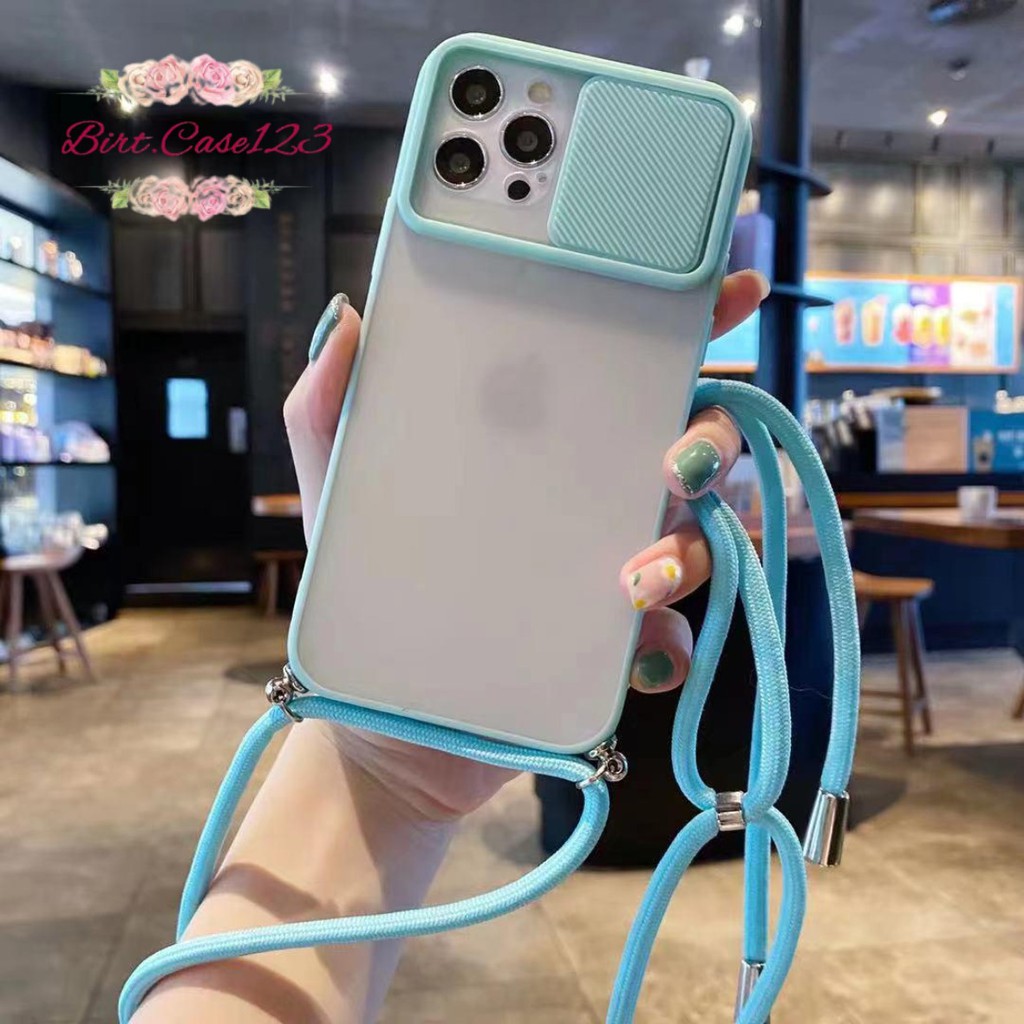 SOFTCASE SLINGCASE SLIDE PELINDUNG KAMERA IPHONE 6 6+ 7 7+ 8 8+ SE 2020 X XR XS MAX BC5705