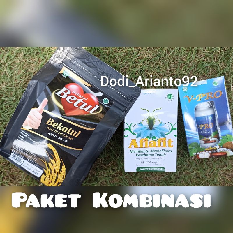 AVB COD CEK ETALASE Paket Kombinasi afiafit vpro bekatul obat tetes jamu herbal