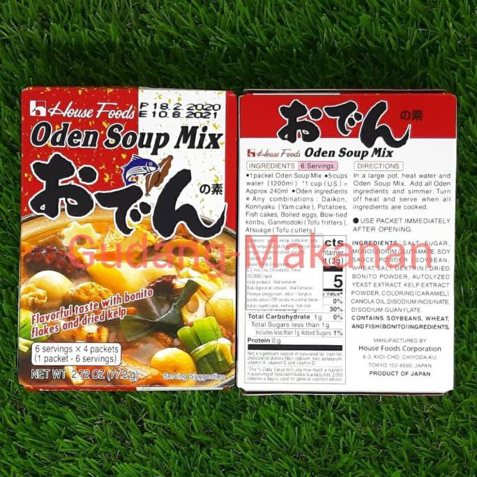 

House Oden Soup No Moto 77,2gr - Standard