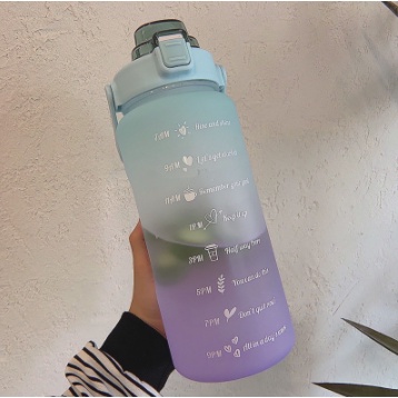 [ ABJ ] Botol Minum Viral Warna-Warni BOTTLE  2.5L