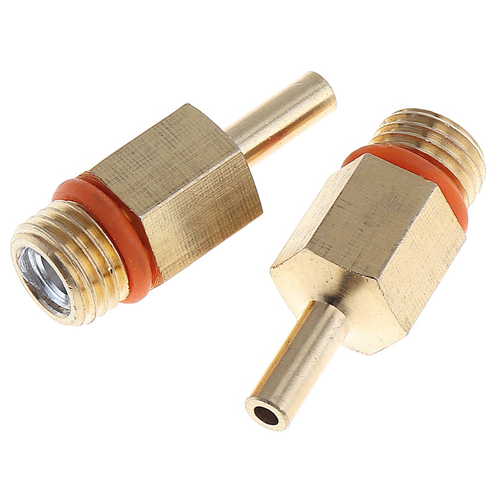 2pcs High Carbon Steel Hot-melt Glue Gun Nozzle with Length 10mm and Diameter 2mm for  Home / Office / Site Accessories