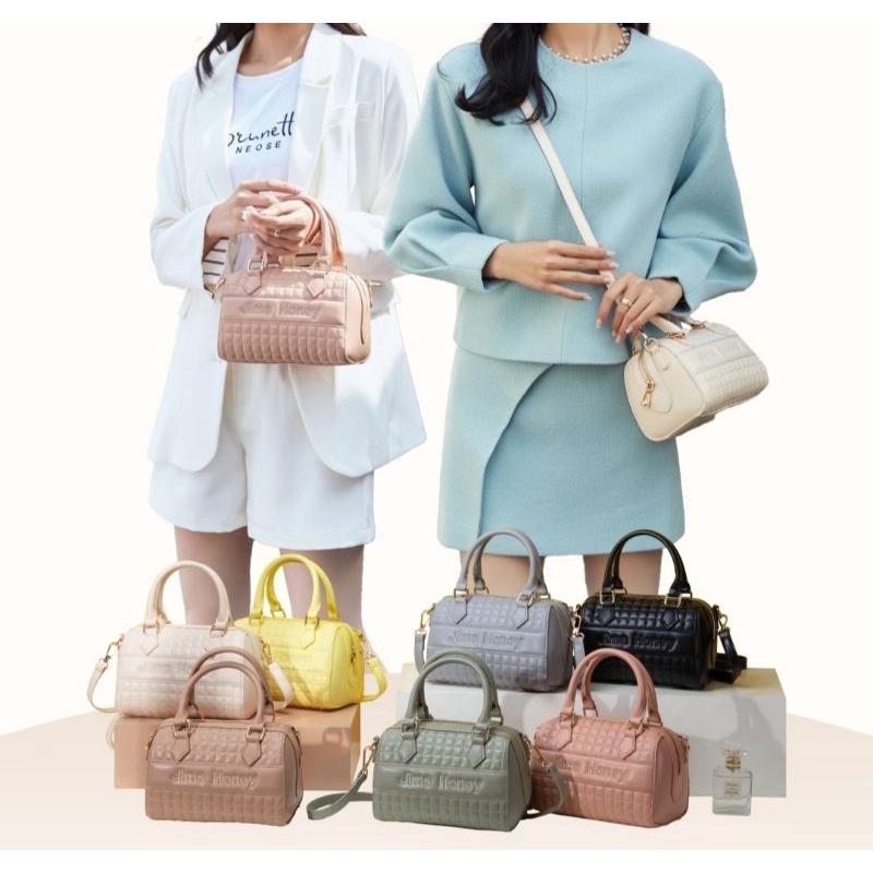 BERNA BAG JIMS HONEY ORI TAS SELEMPANG WANITA FASHION CEWEK KOREA IMPOR SLING HAND BAG SIMPLE POLOS RINGAN