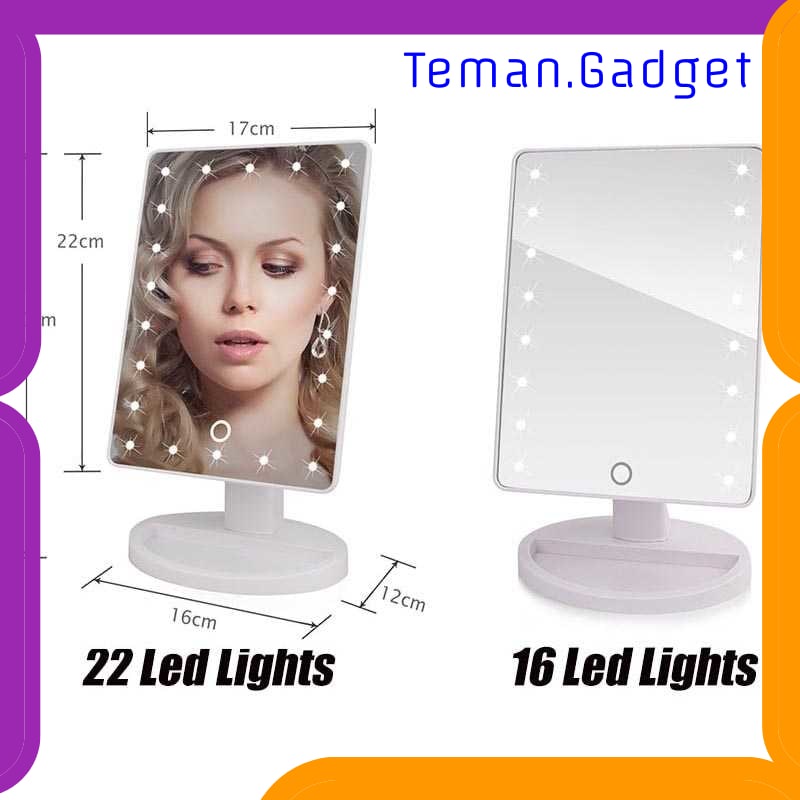 TG-FE175 BIUTTE.CO CERMIN MAKEUP MIRROR 22 LED LIGHT - A3106