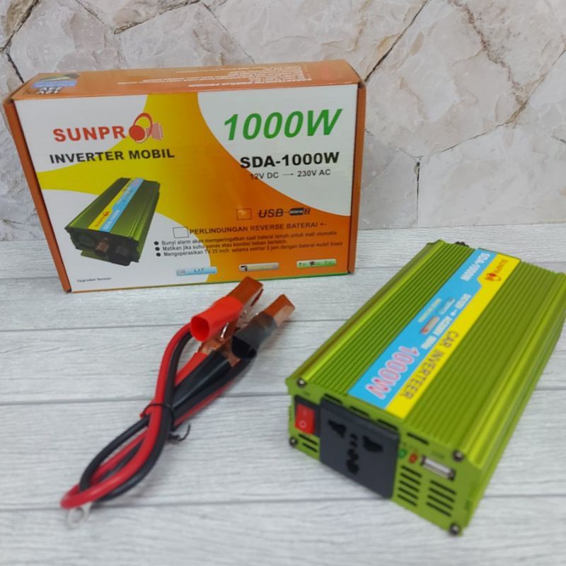 POWER INVERTER SUNPRO PI-1000 WATT ADA INDIKATOR DIGITAL