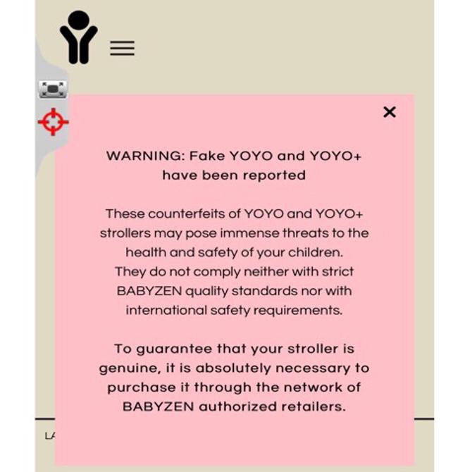 babyzen yoyo fake