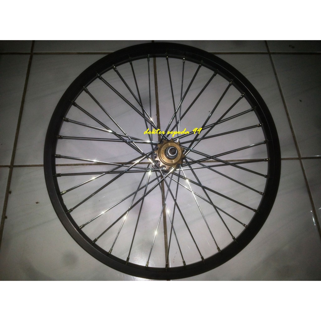 Wheelset 20 inch 12T Sepeda BMX cross