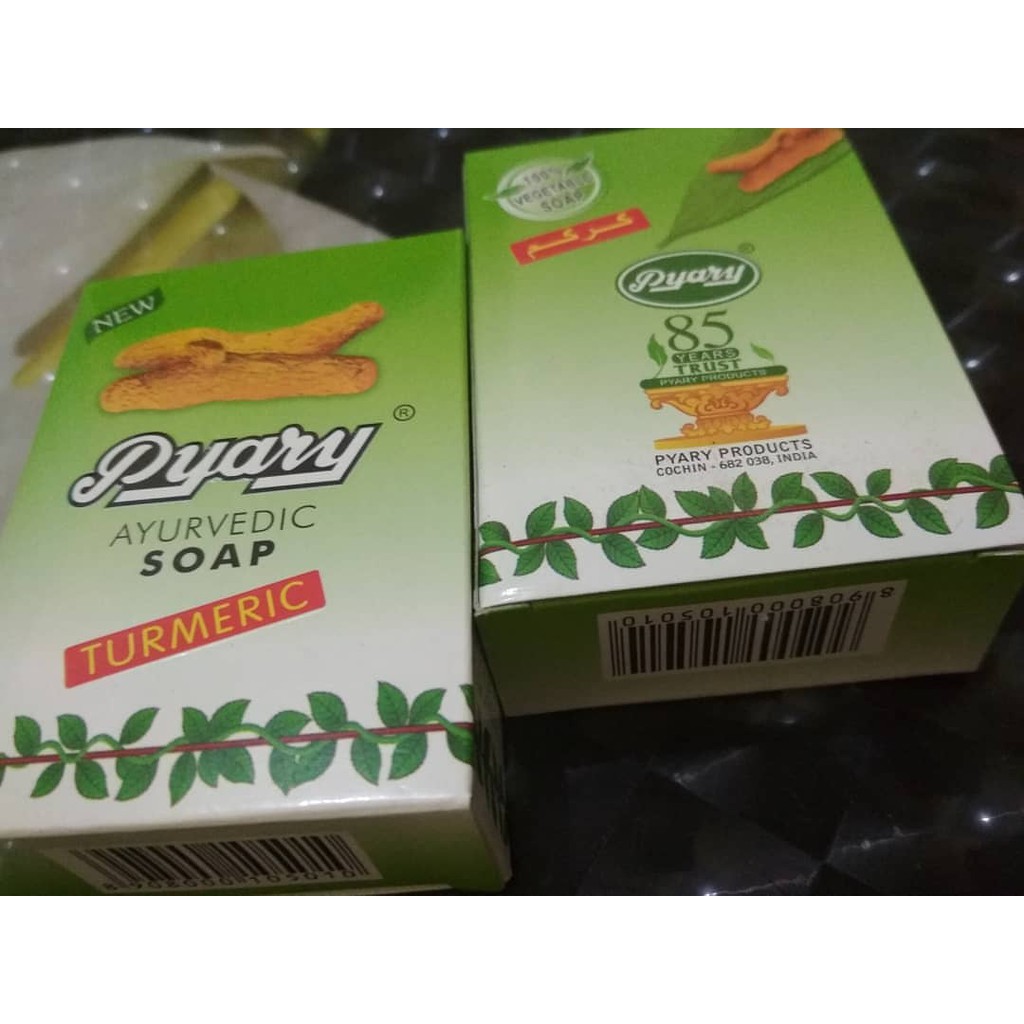 Sabun Arab Pyary 100% Original Import Ayurvedic Turmeric Soap Pyary (Bisa Grosir)