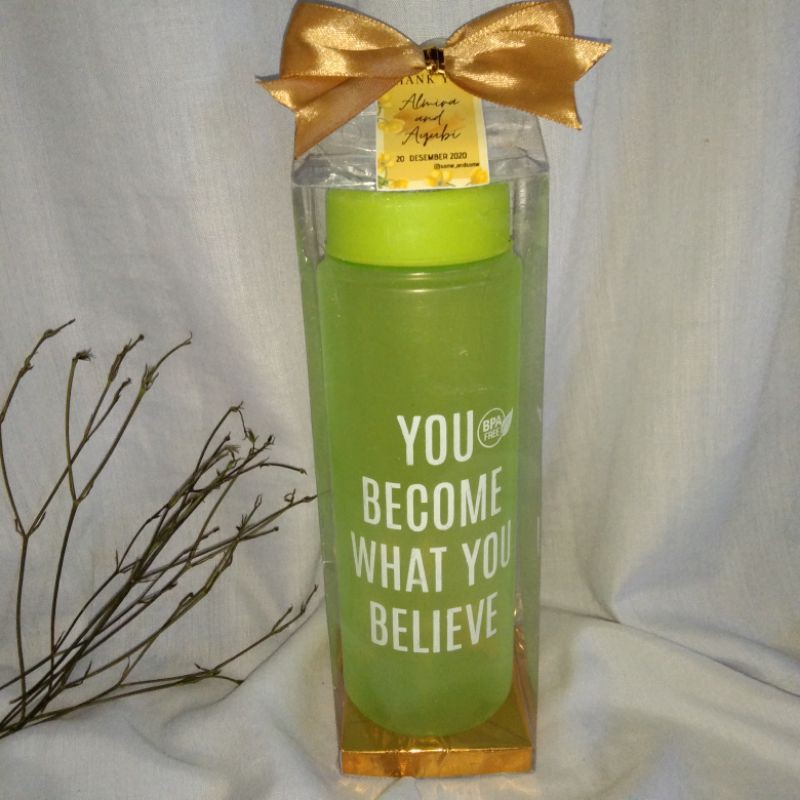 souvenir pernikahan botol minum