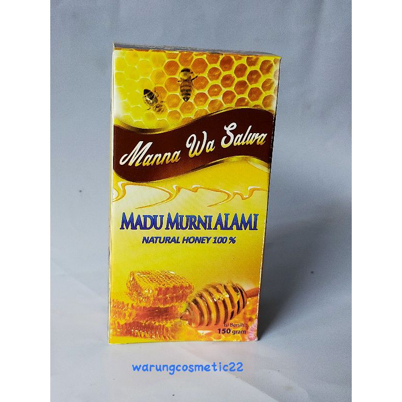 Madu Murni Alami Manna Wa Salwa 150g Shopee Indonesia