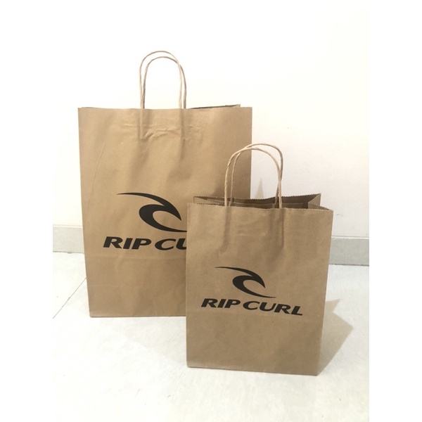 

paper bag/paperbag/tas kertas/bungkus kado/Rip curl original