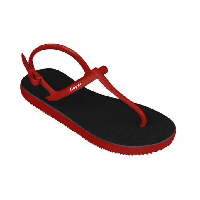 Fipper Strappy Black / Red