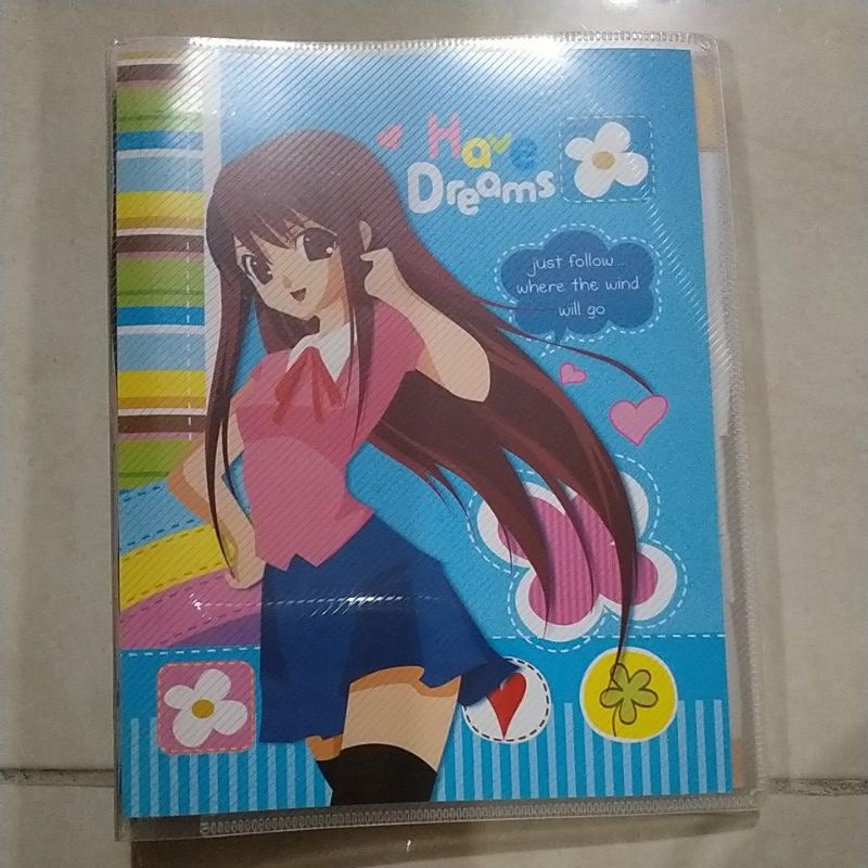 [PRELOVED] Binder & Kertas File Kartun