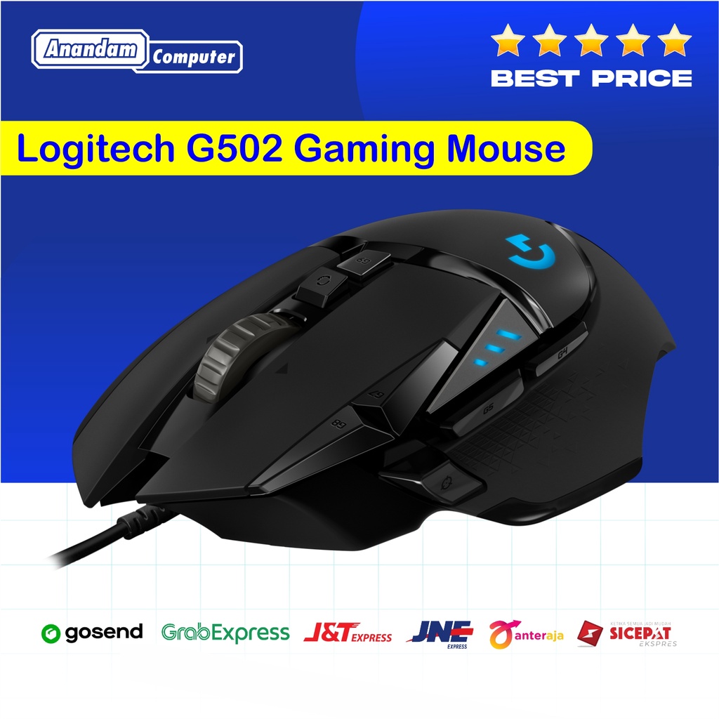 Logitech G502 Wireless Lightspeed Hero Sensor Gaming Mouse