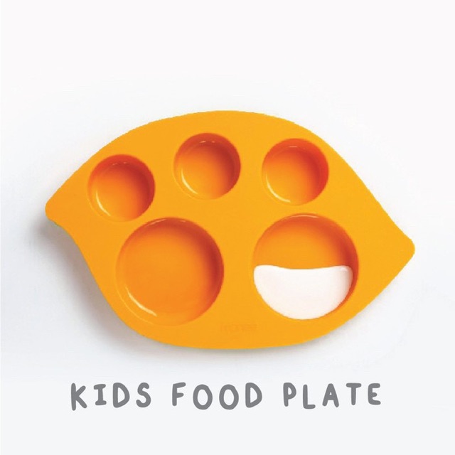 MONEE Kids Silicone Food Plate &amp; Cover Food Plate (Dijual Terpisah)