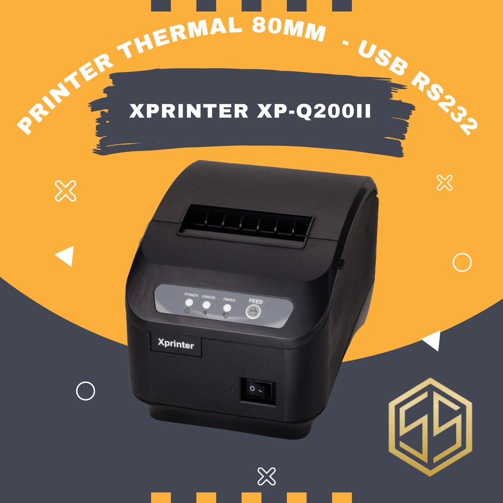 Jual Printer Thermal 80mm Xprinter XPQ200II USB RS232 Shopee Indonesia