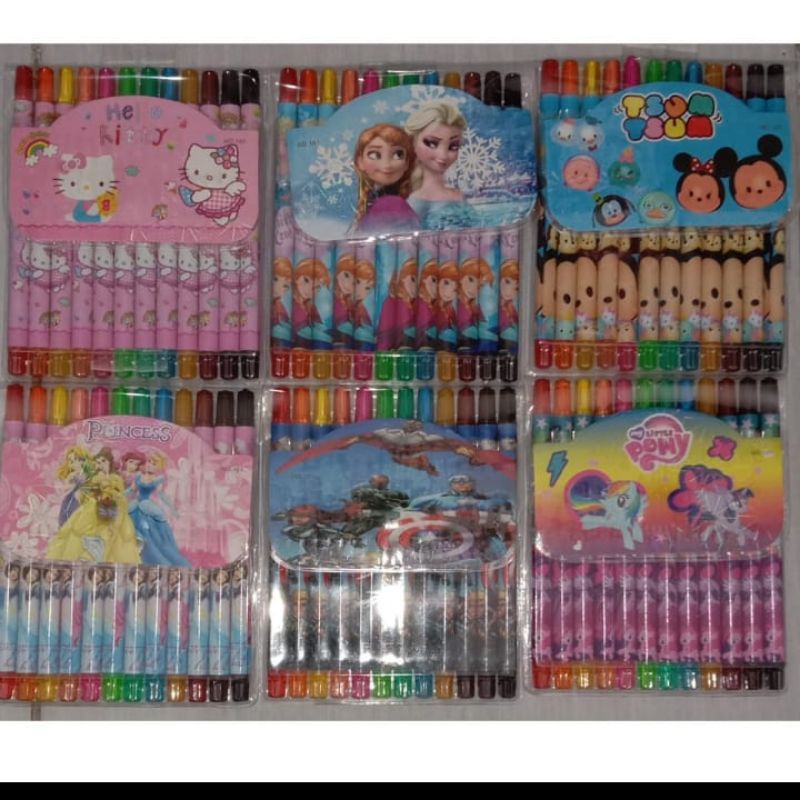

Crayon Putar panjang 12 warna