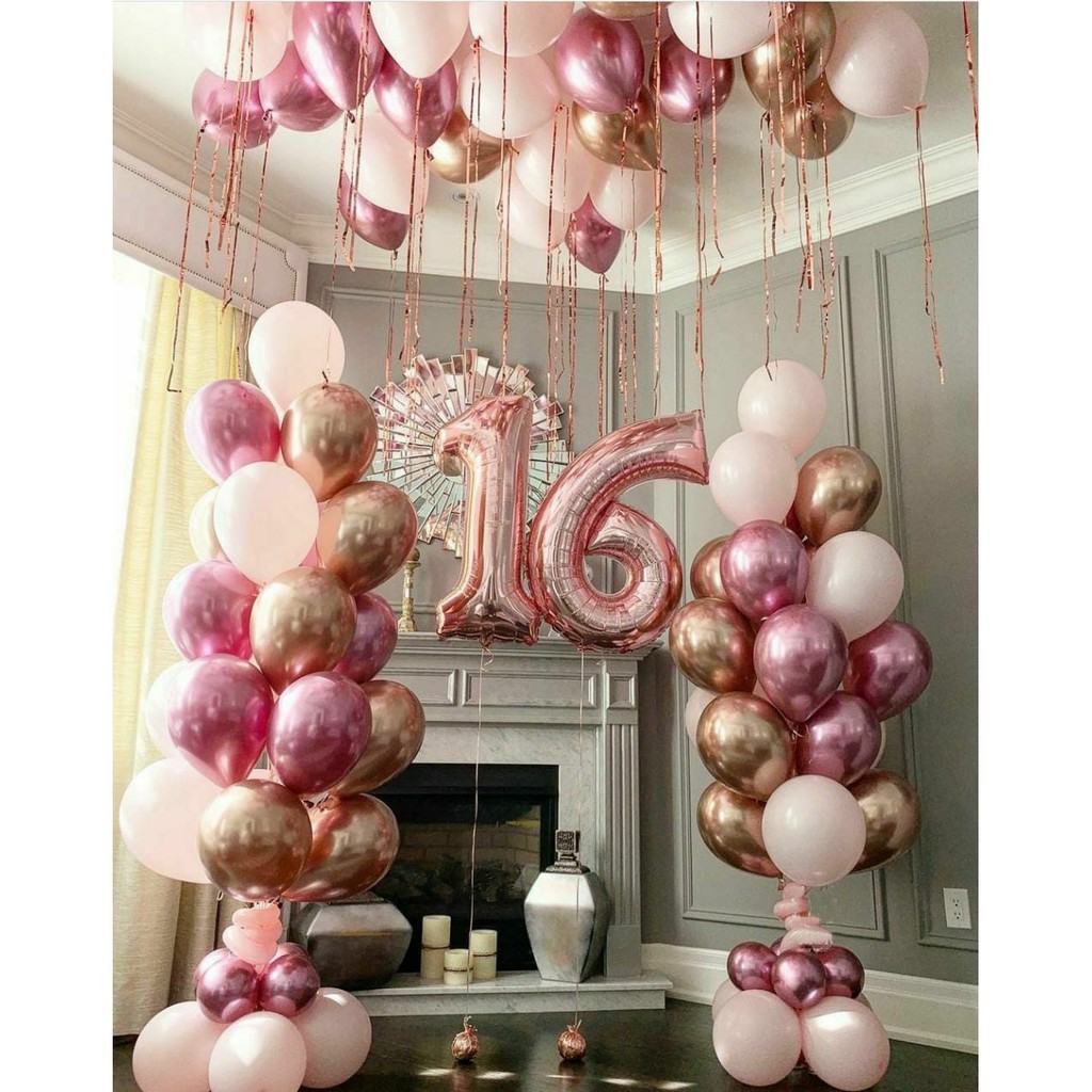 BalonDekor BD011 Premium Birthday Set - Dekor Balon ULTAH premium set Remaja Dewasa