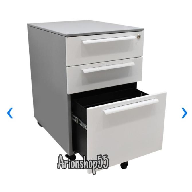 

best seller] Laci Arsip/Laci Kantor Krisbow - Putih/Silver
