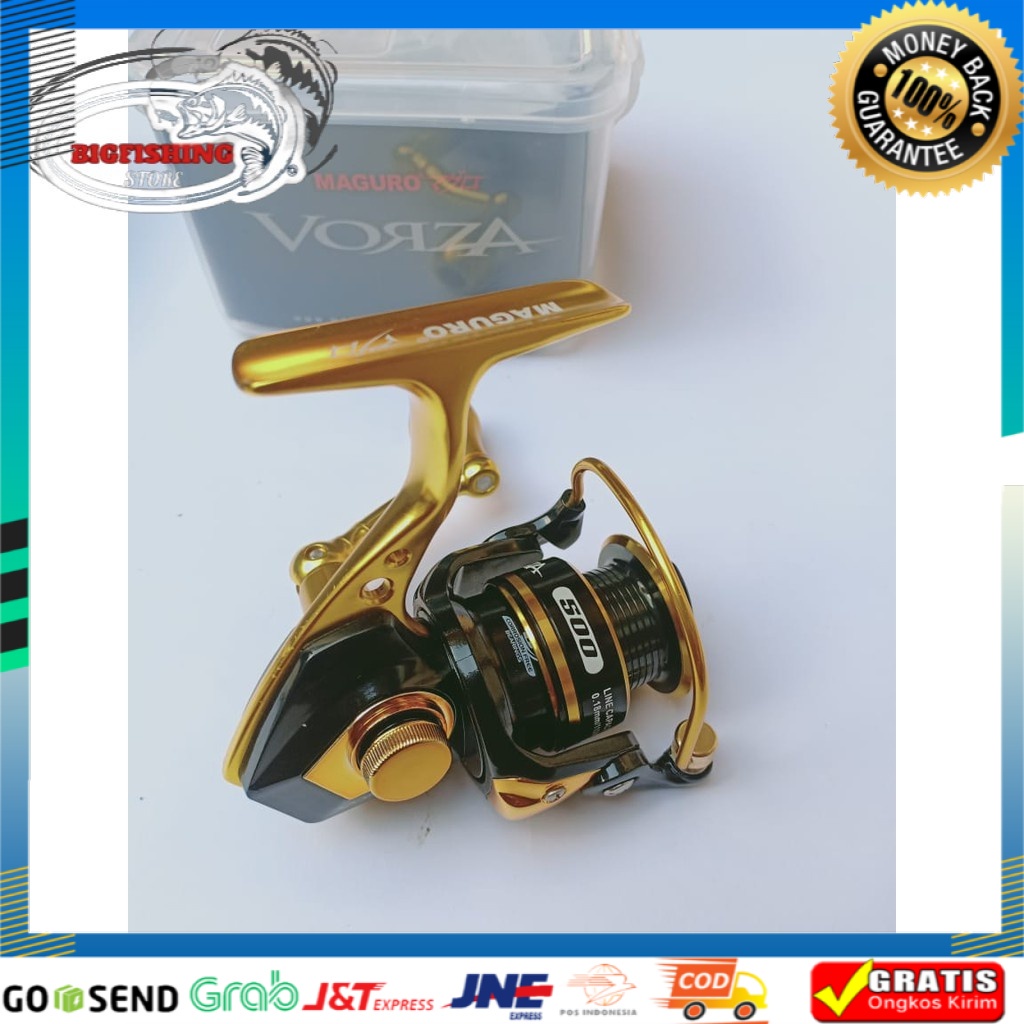 Reel Maguro VORZA 500 Metal Body Murah