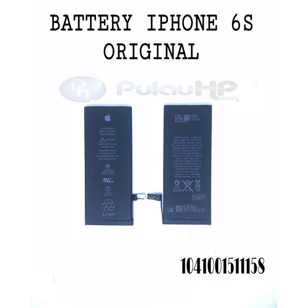 BATTERY IPHONE 6S ORIIGINAL Murah
