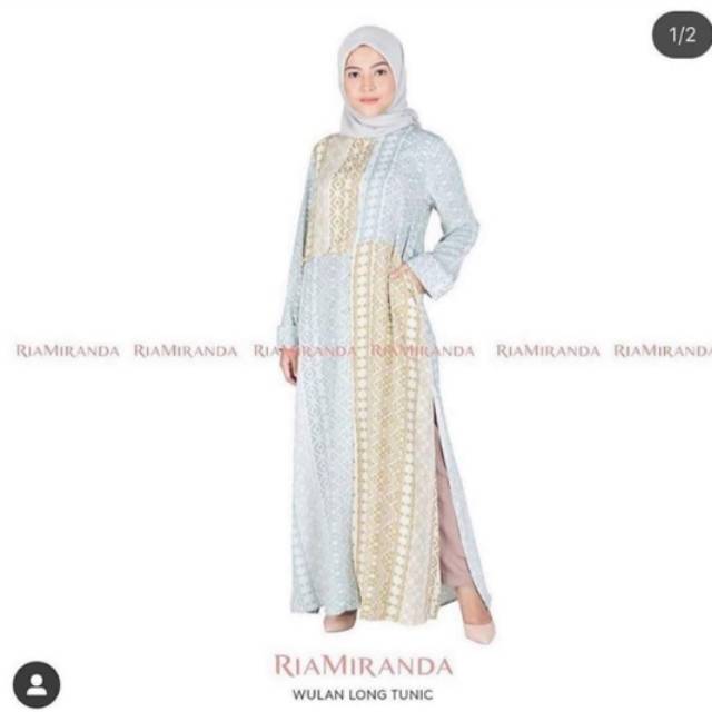 Wulan long tunik ria miranda size S
