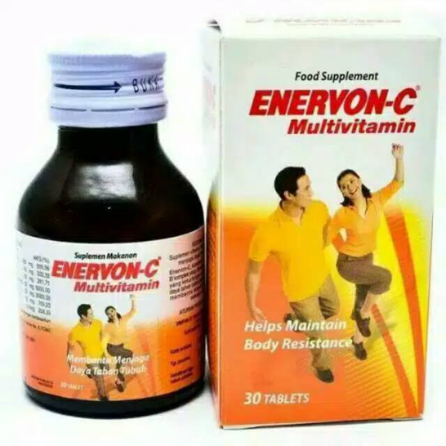 Enervon C Multivitamin Botol isi 30 kapsul