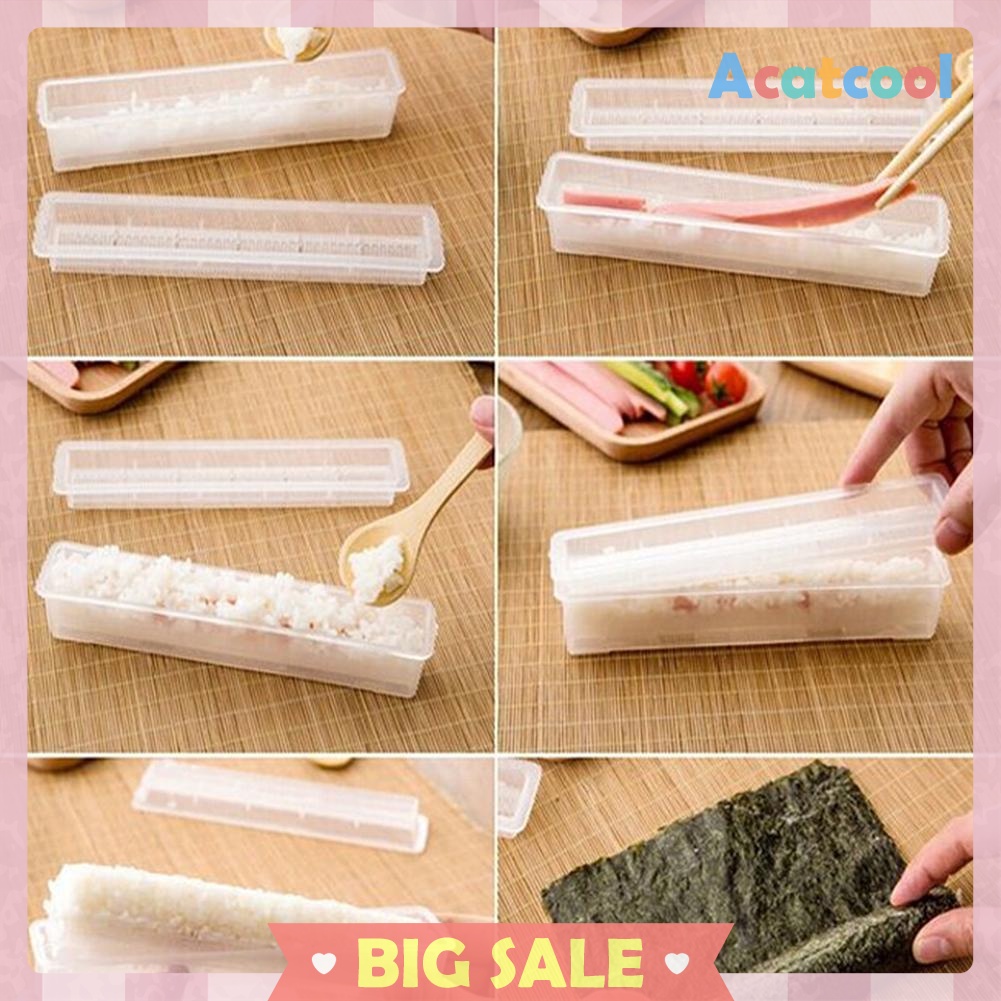 3pcs/set Laver Rice Roll Sushi Mold Kimbap Maker Bento Kitchen Baking Tools