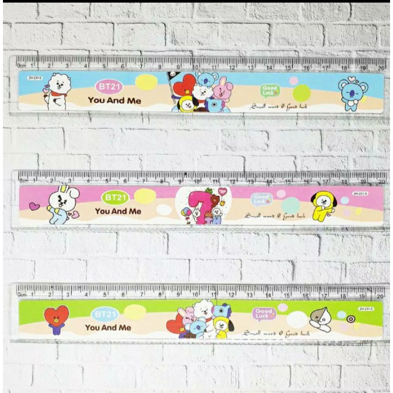 

Penggaris BT21 // Ruler BT21 ( 15CM )