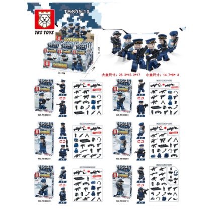 Lego Tentara Perang / Lego Army Figure TBS0205 - TBS0210